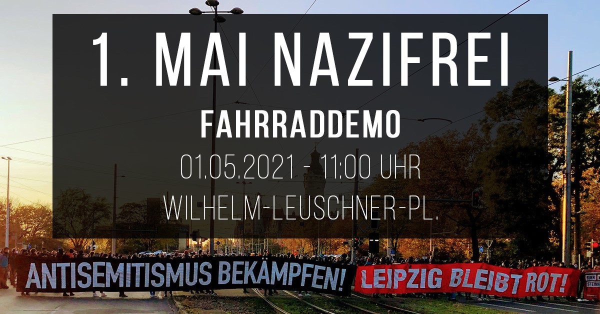 1. Mai Nazifrei! - Kundgebung (mit Fahrrädern)