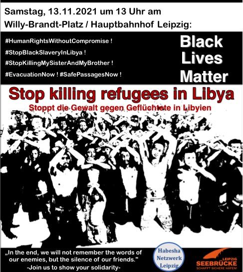Stoppt die Gewalt gegen Geflüchtete in Libyen- Aufruf zur Solidarisierung