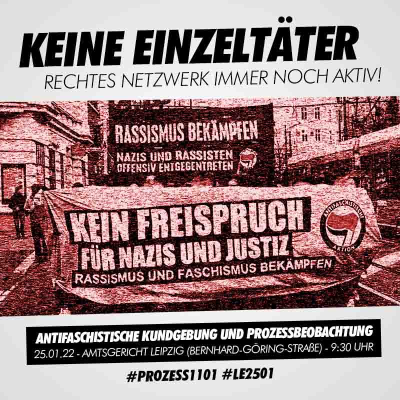 Kundgebung: Keine Einzeltäter – rechtes Netzwerk immer noch aktiv!