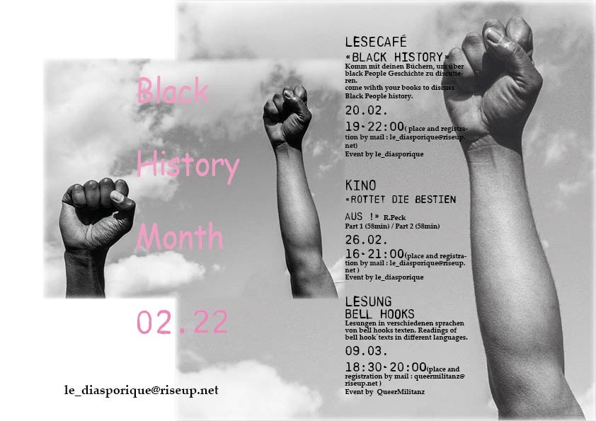 BlackHistoryMonth Leipzig  Lesecafé "Black History"
