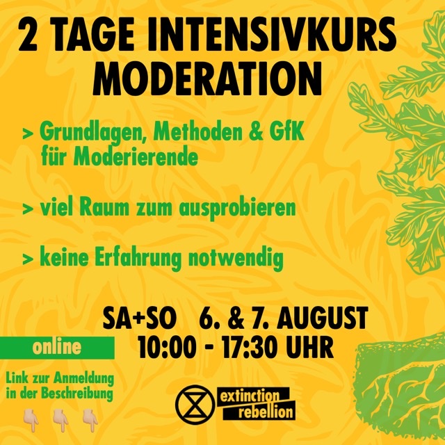 2 Tage Intensivkurs Moderation