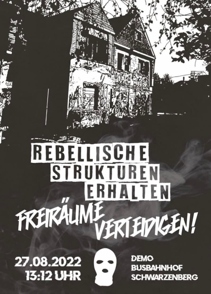 Mobi-Vortrag und Vokü: Rebellische Strukturen erhalten, Linke Freiräume verteidigen!