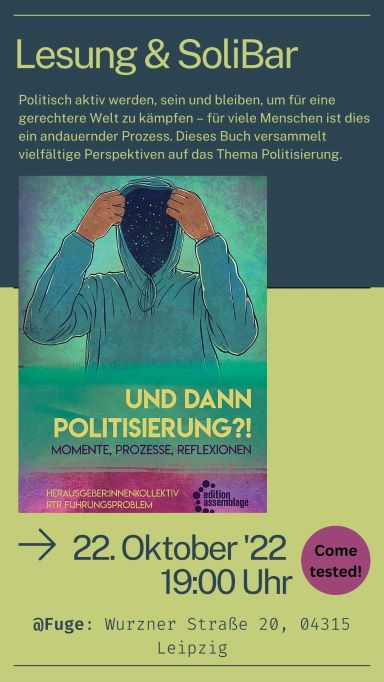 Lesung: Und dann Politisierung?! Momente, Prozesse, Reflexionen