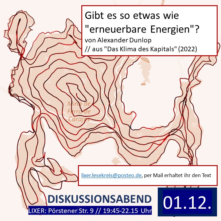 Diskussionsabend "Gibt es so etwas wie erneuerbare Energien?"