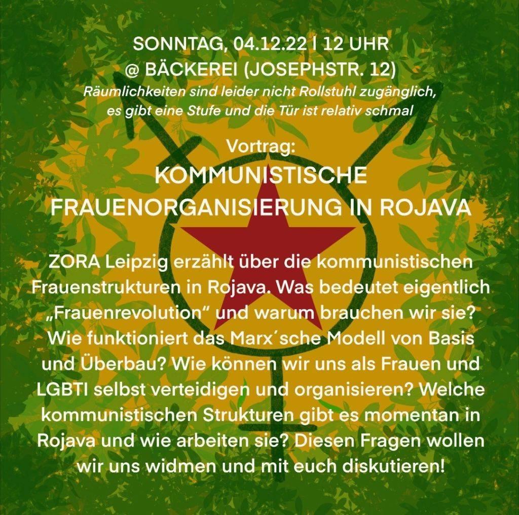 Vortrag: Kommunistische Frauenorganisierung in Rojava