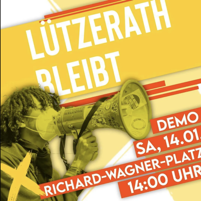Lützerath bleibt! Demo