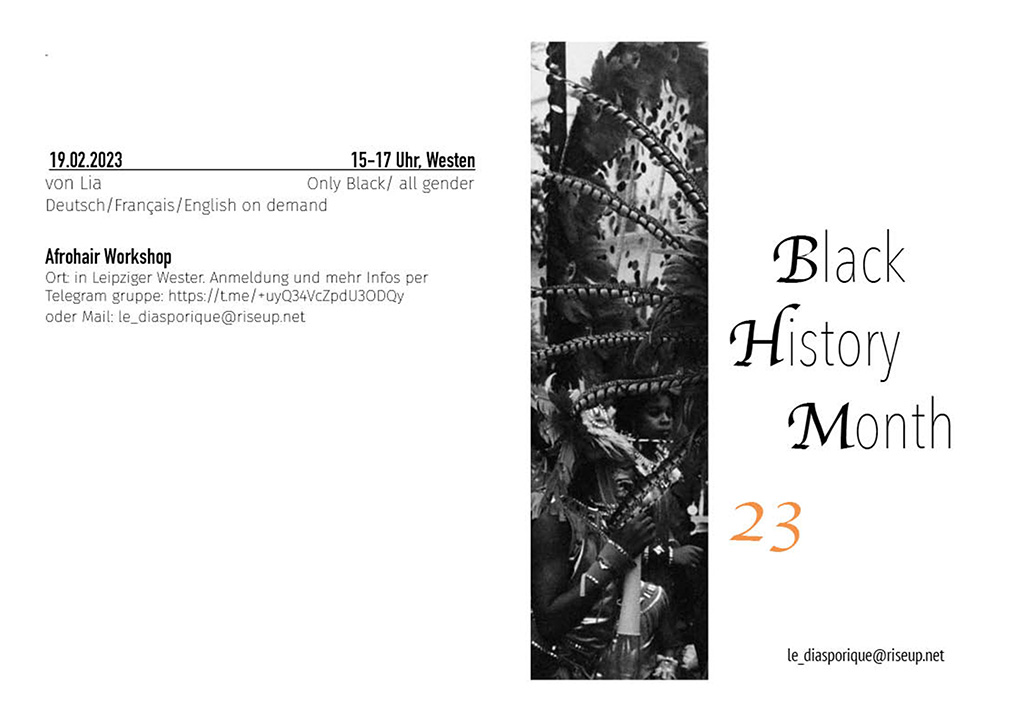BlackHistoryMonth23: Afrohair Workshop