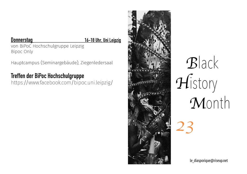 BlackHistoryMonth23 :  Treffen der BiPoC Hochschulgruppe