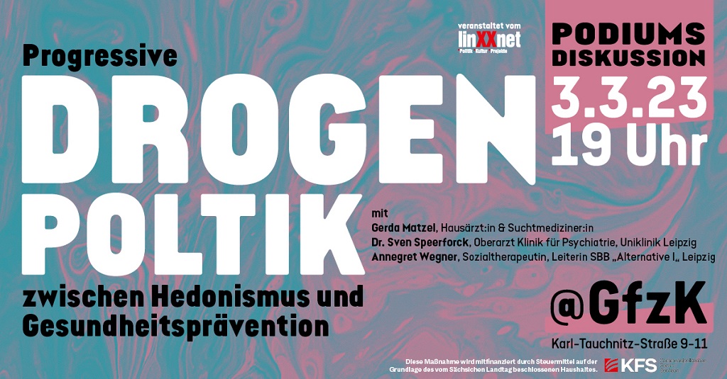 Podiumsdiskussion: Progressive Drogenpolitik zwischen Hedonismus und Gesundheitsprävention