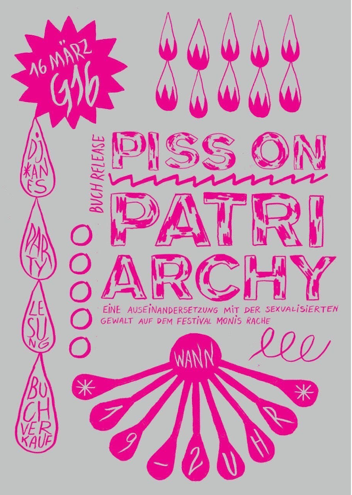 "Piss on Patriarchy" Buch-Release (Lesung & Party)