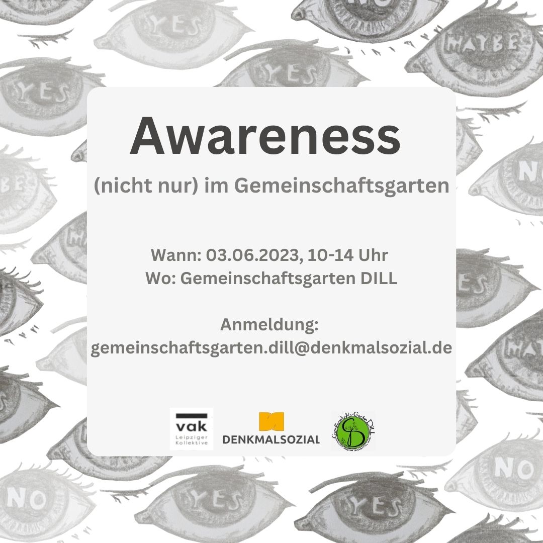 Awareness (nicht nur) im Gemeinschaftsgarten