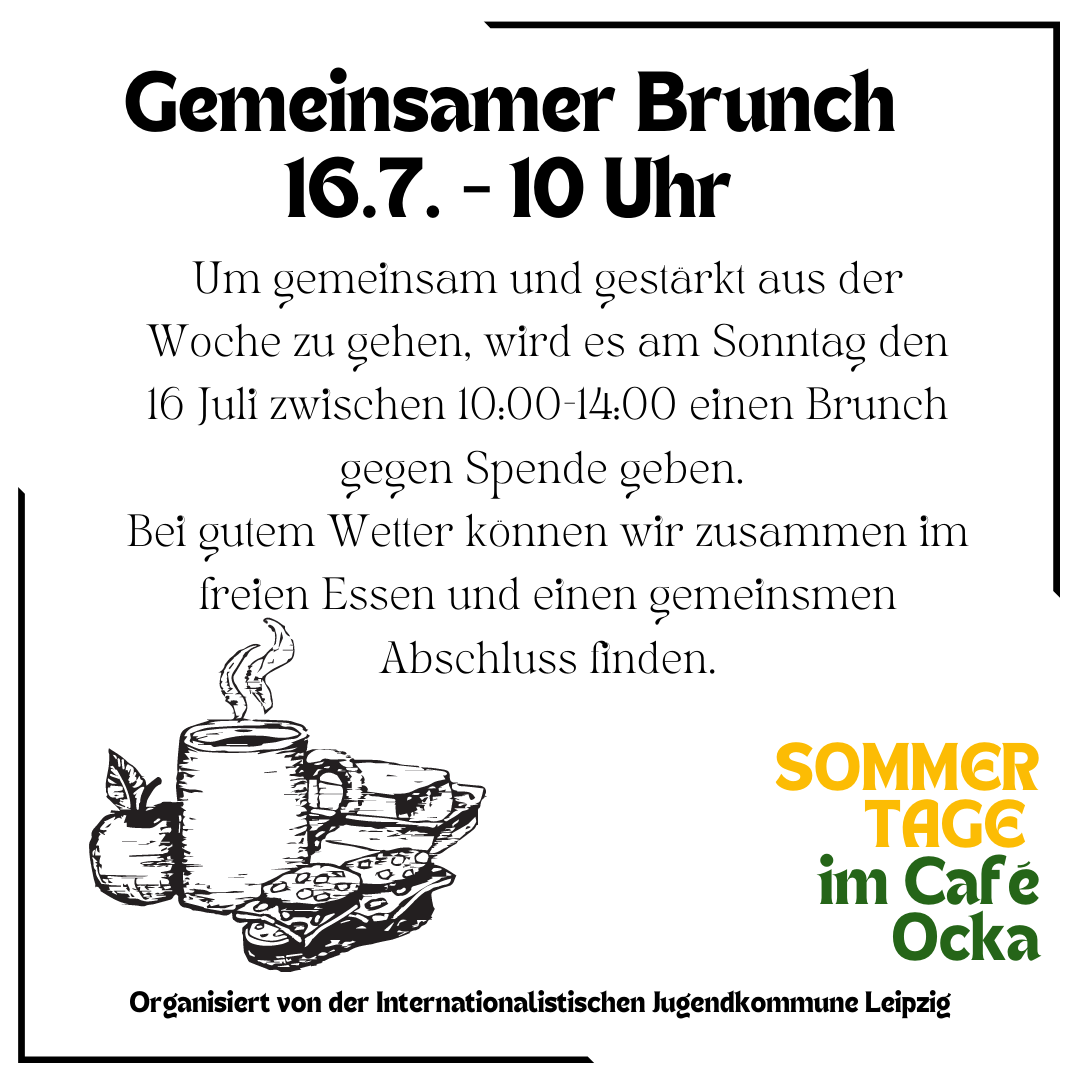 Gemeinsamer Brunch - Sommertage im Café Ocka