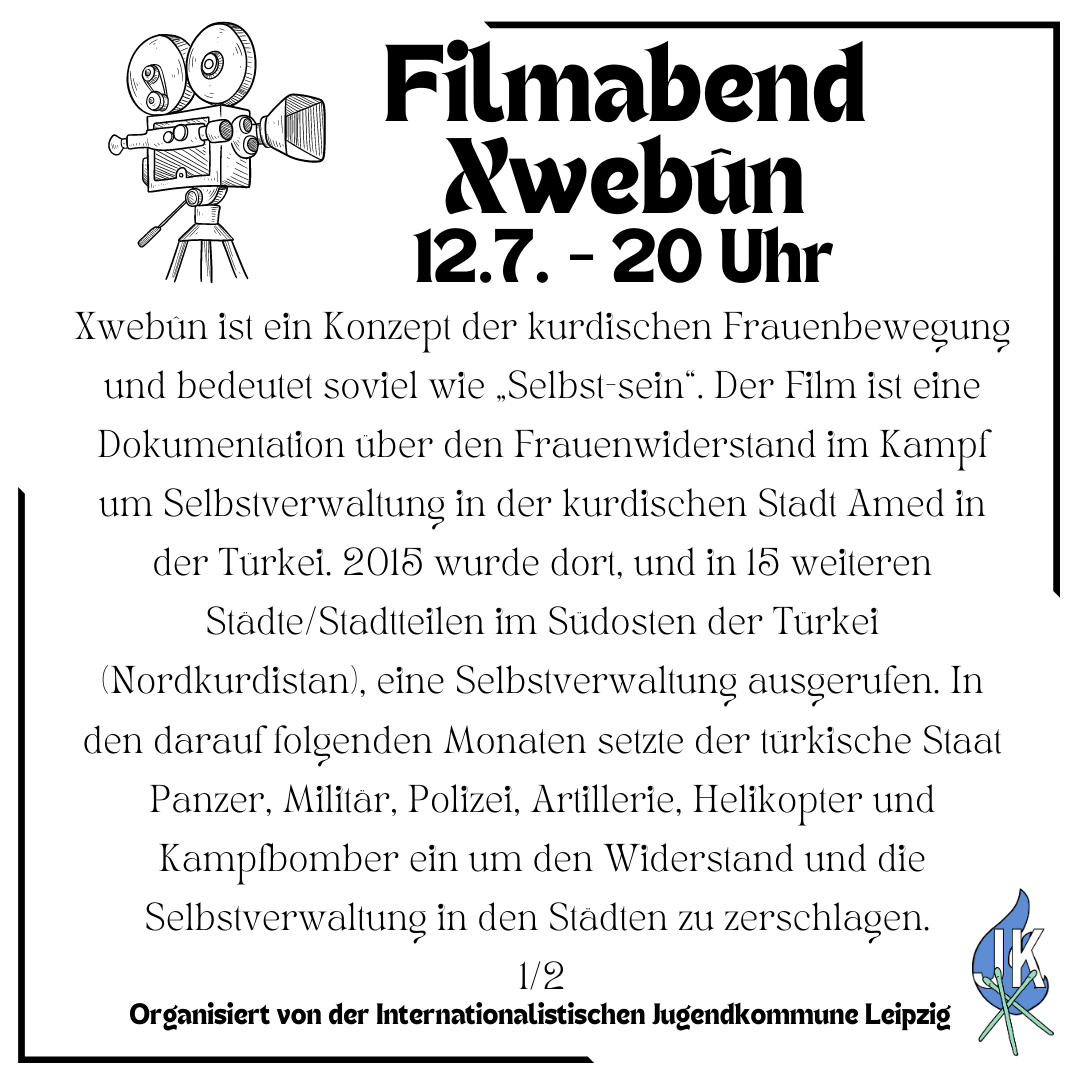 Filmvorführung: Xwebûn - Sommertage im Café Ocka