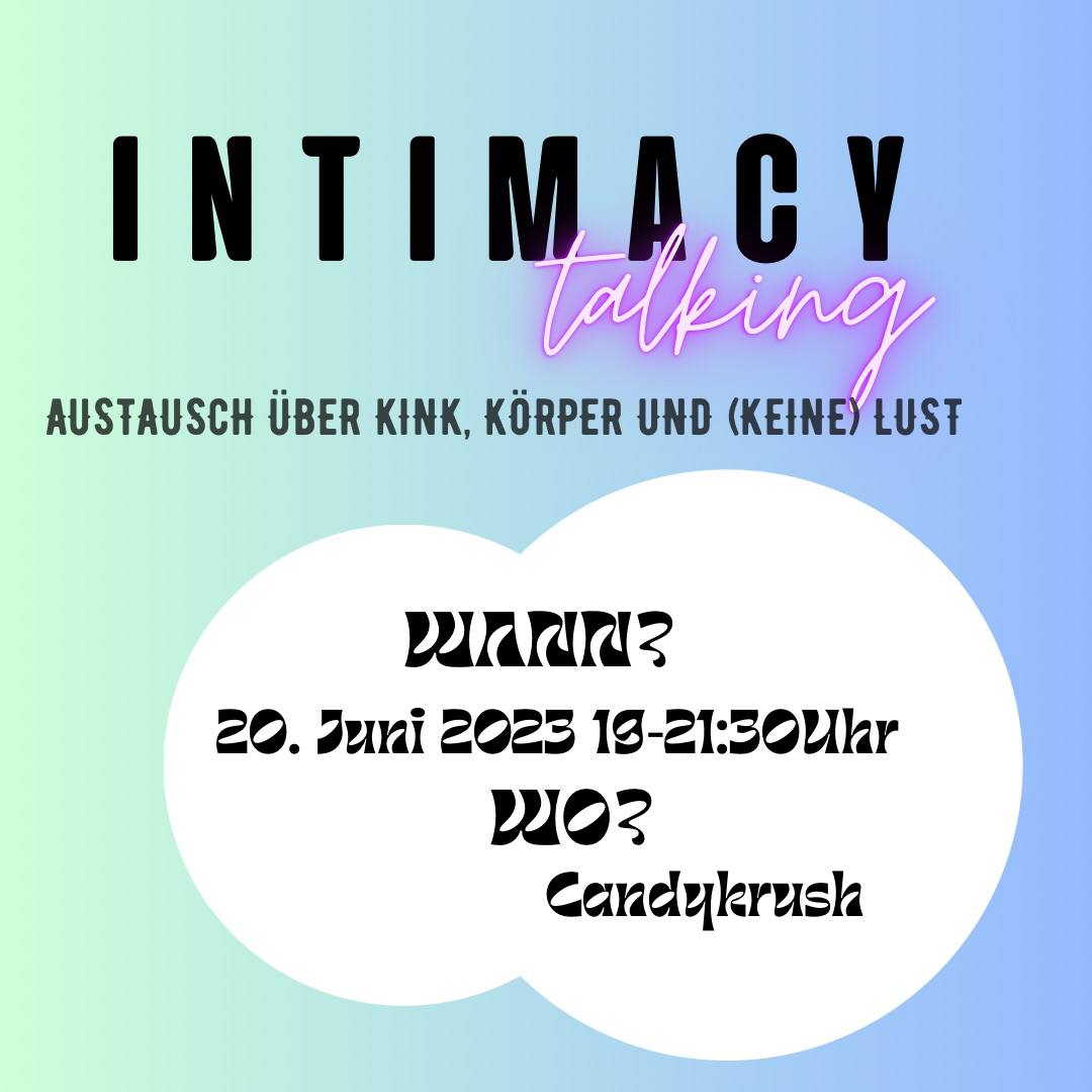 intimacy talking- Vol. 1