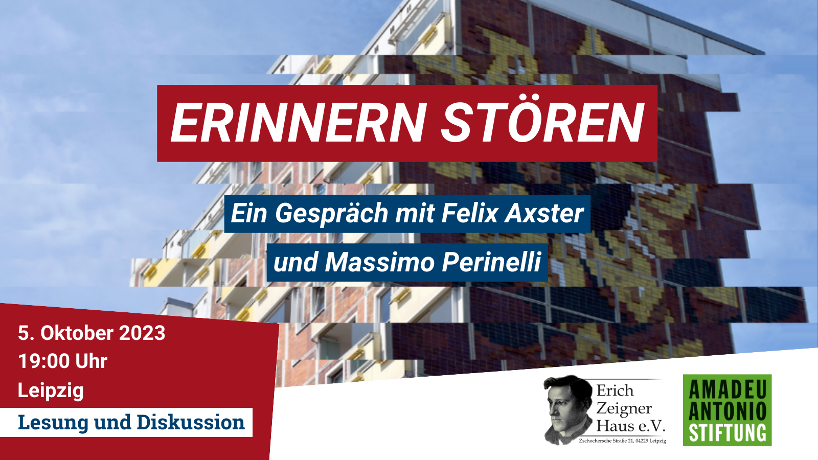 Erinnern stören. Ein Gespräch mit Felix Axster und Massimo Perinelli