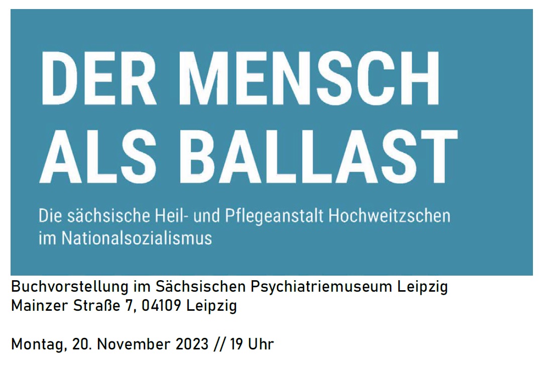 Buchvorstellung: DER MENSCH ALS BALLAST