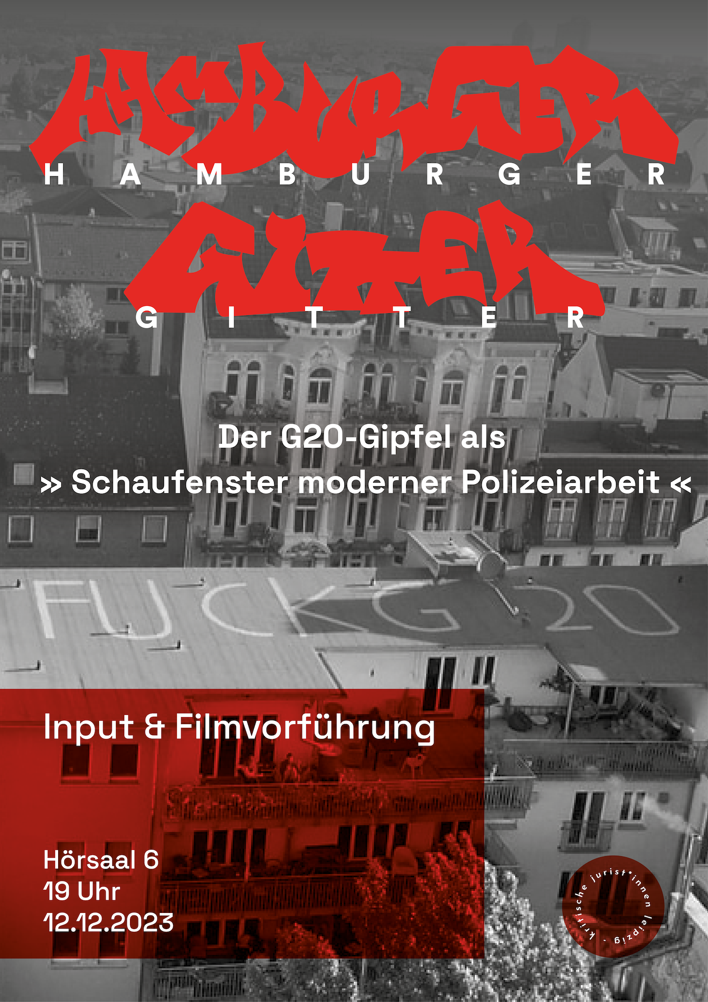 Filmabend: Hamburger Gitter - Der G20-Gipfel als Schaufenster moderner Polizeiarbeit