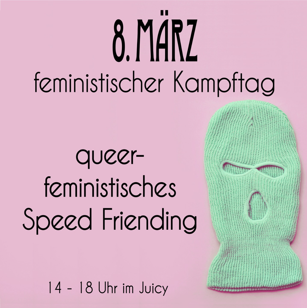 queer-feministisches Speedfriending zum 08. März