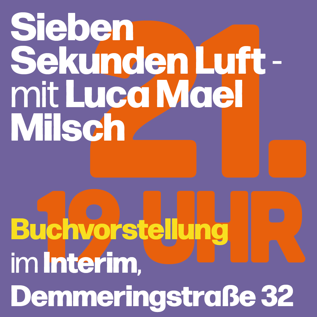 Sieben Sekunden Luft - Luca Mael Milsch (Haymon Verlag)