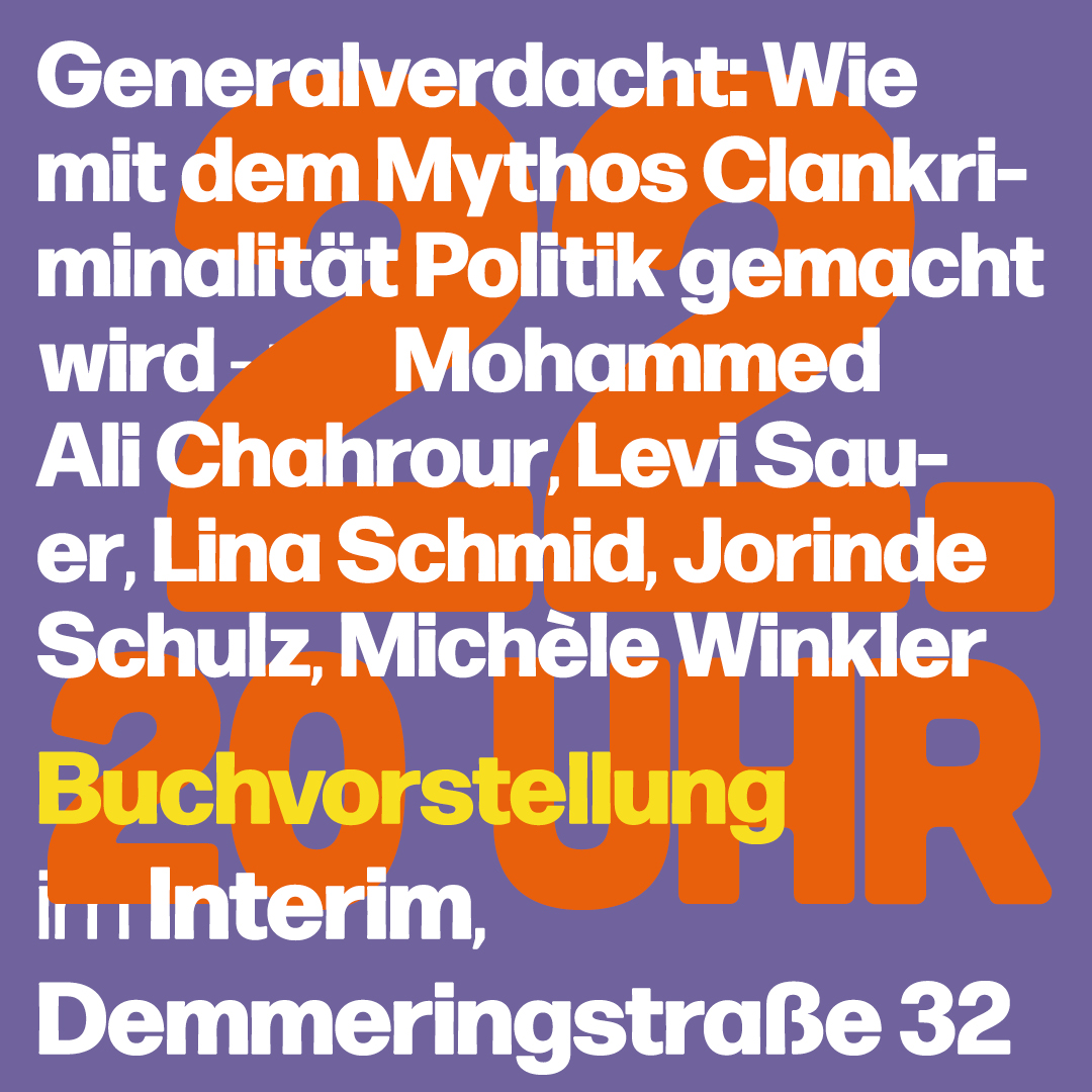 Wie mit dem Mythos Clankriminalität Politik gemacht wird - mit dem Herausgeber*innen-Kollektiv (Edition Nautilus Verlag)