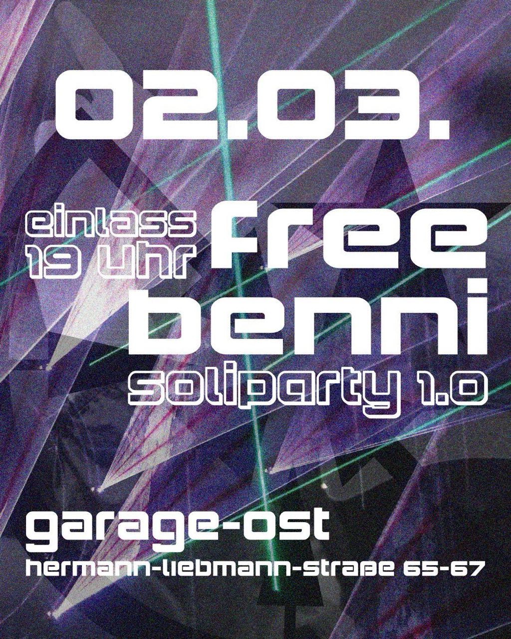 Soliparty in der Garage Ost!