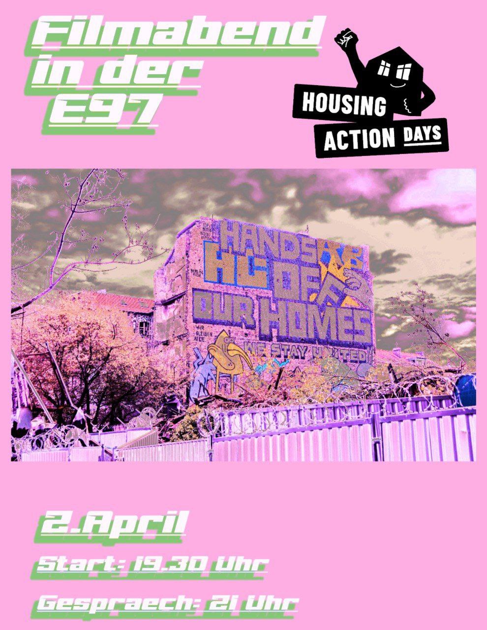 Filmabend und Diskussion: Auftakt zu den Housing Action Days in Leipzig (2.-7. April)