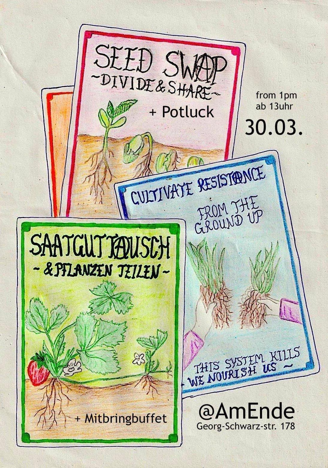 Seed swap- Saatguttausch & Pflanzen teilen