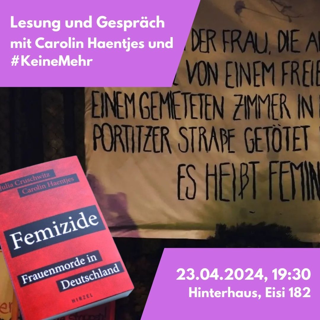 Lesung + Gespräch: Femizide