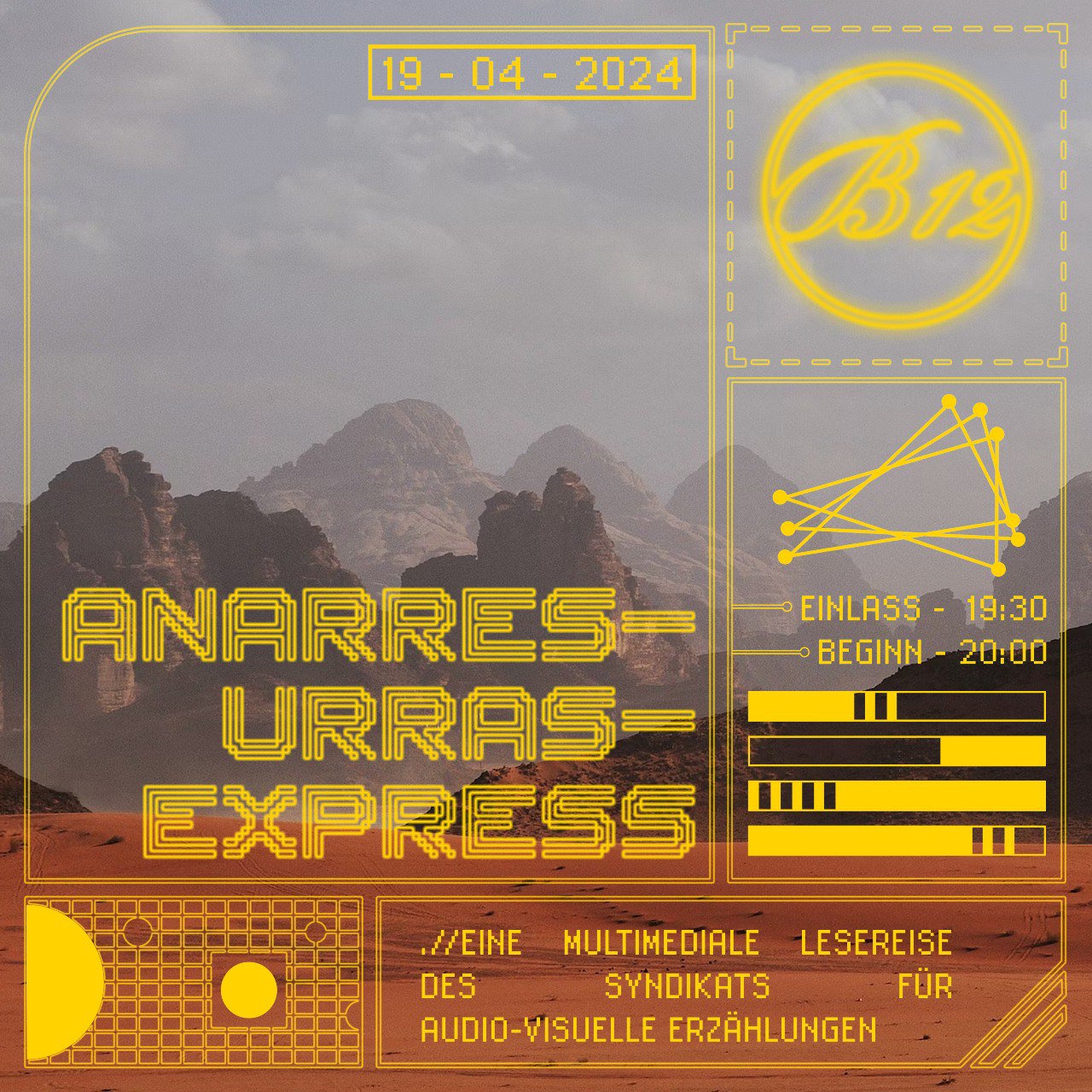 Anarres - Urras - Express | Eine multimediale Lesereise des Syndikats für audio-visuelle Erzählungen