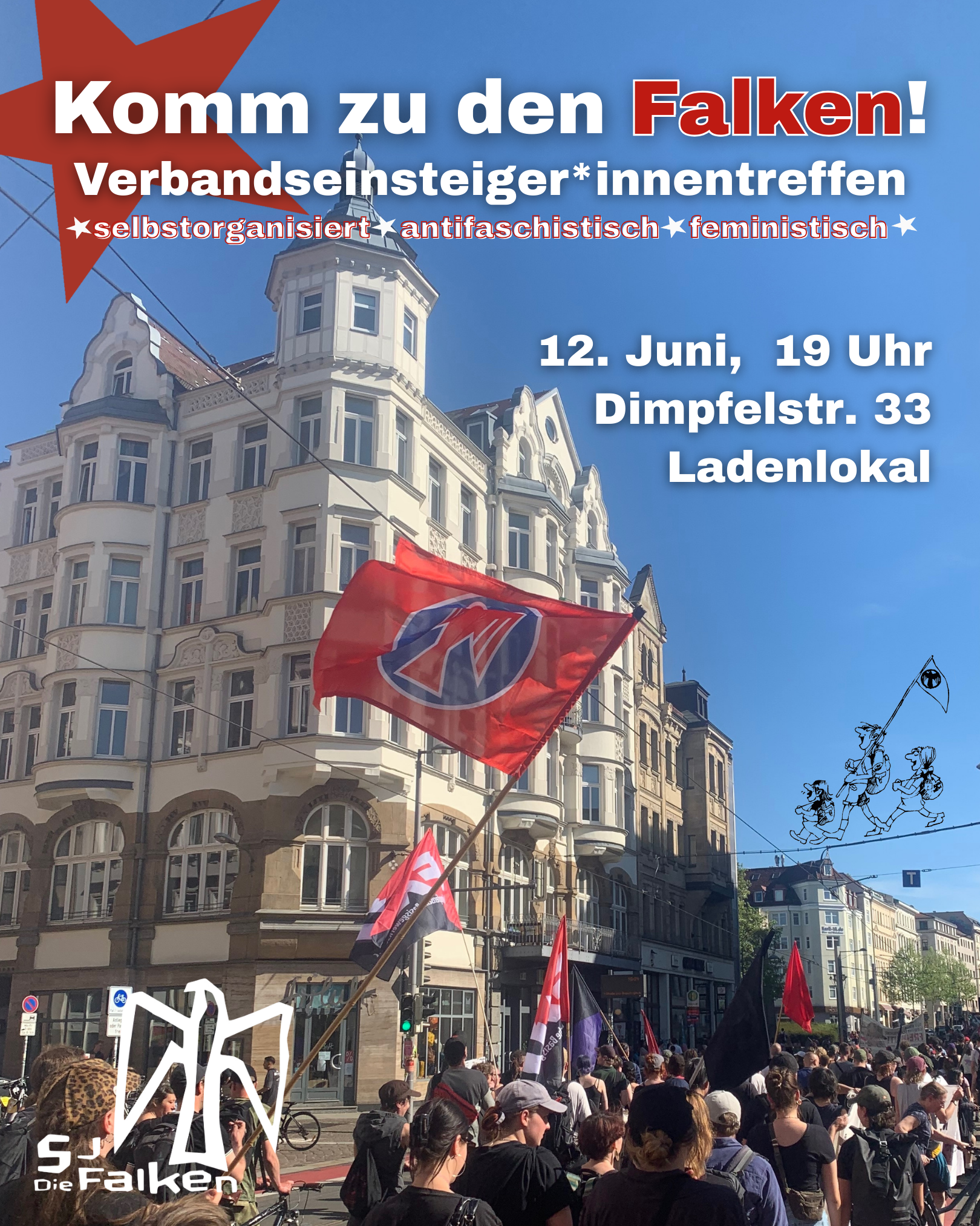 Komm zu den Falken! - Verbandseinsteiger*innentreffen