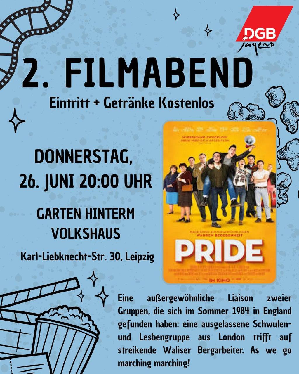 Gewerkschaftlicher Filmabend: "Pride"