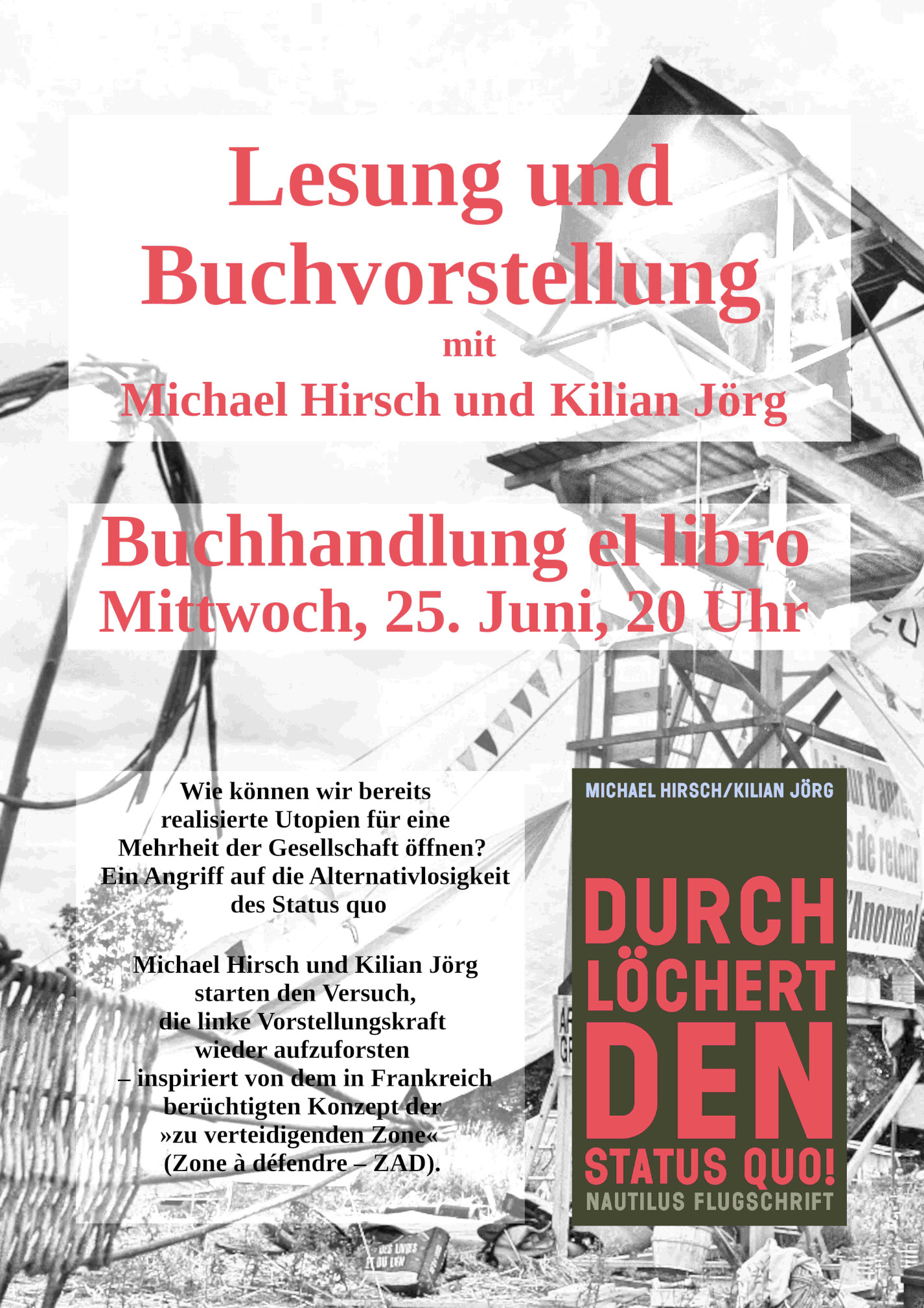 Durchlöchert den Status quo! - Buchvorstellung