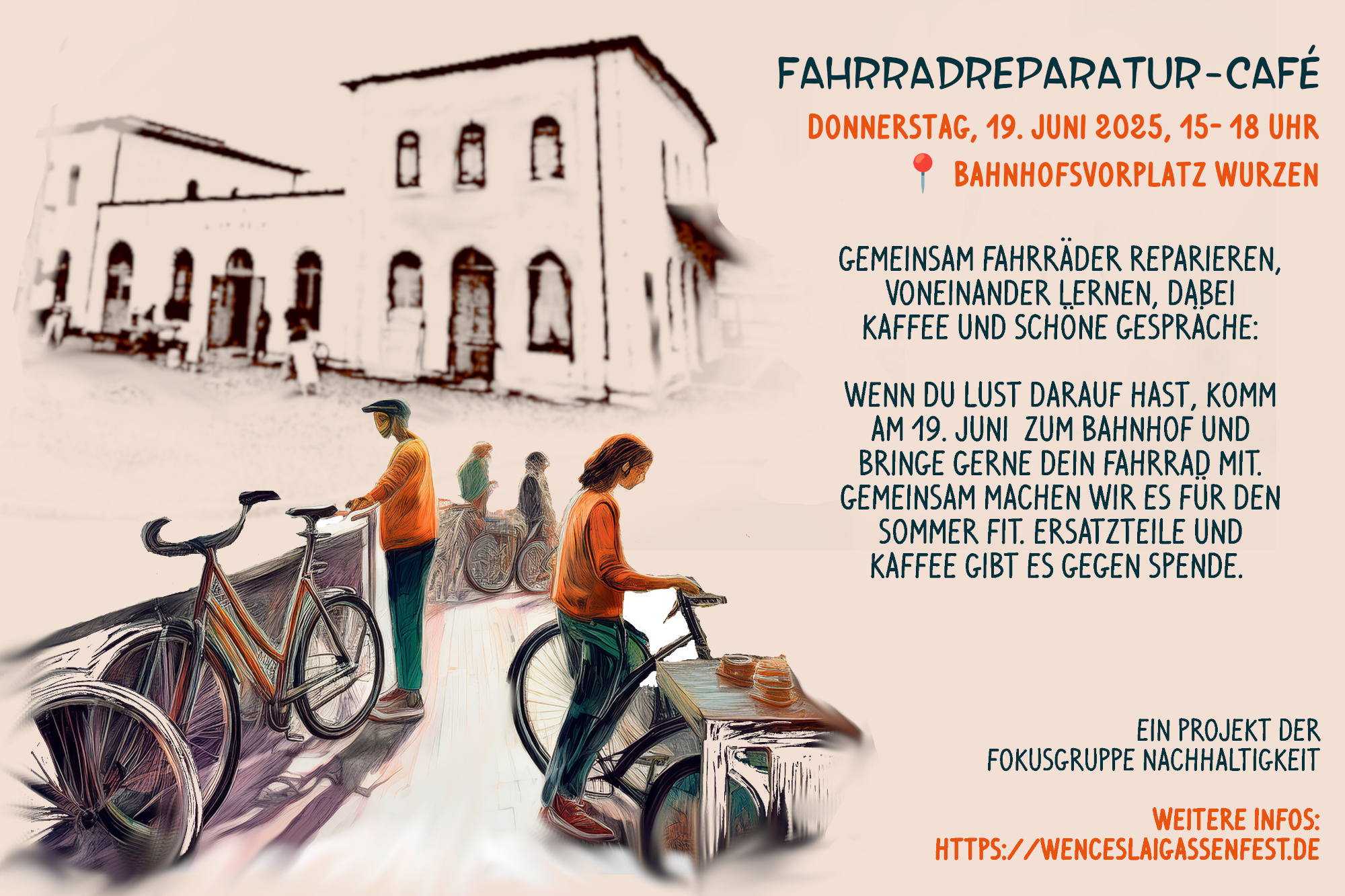 Fahrradreparatur-Café