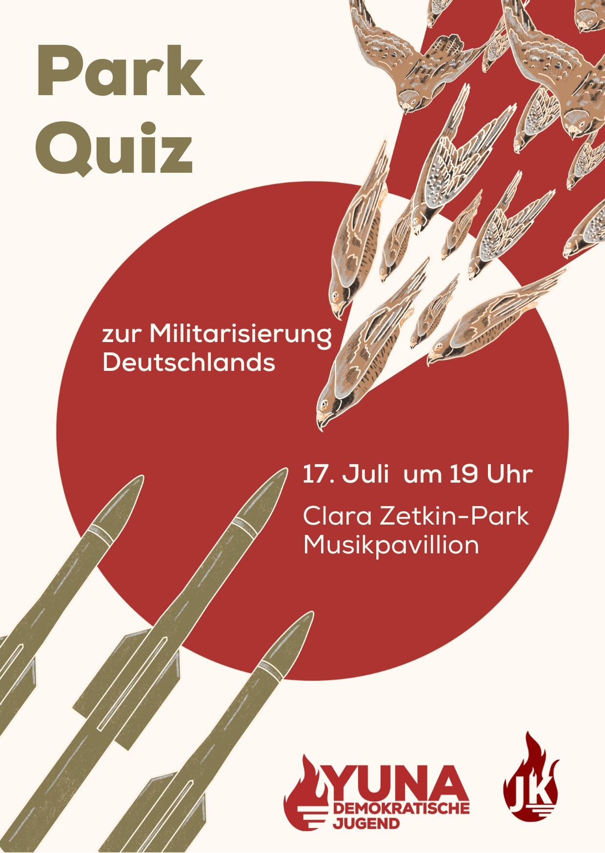 ParkQuiz zur Militarisierung Deutschlands 🌳✨
