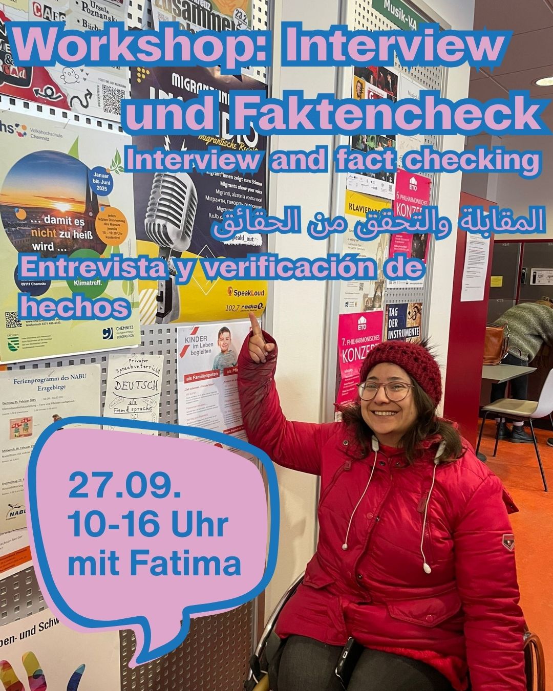 Workshop: Interview & Faktencheck (für FLINTA*)