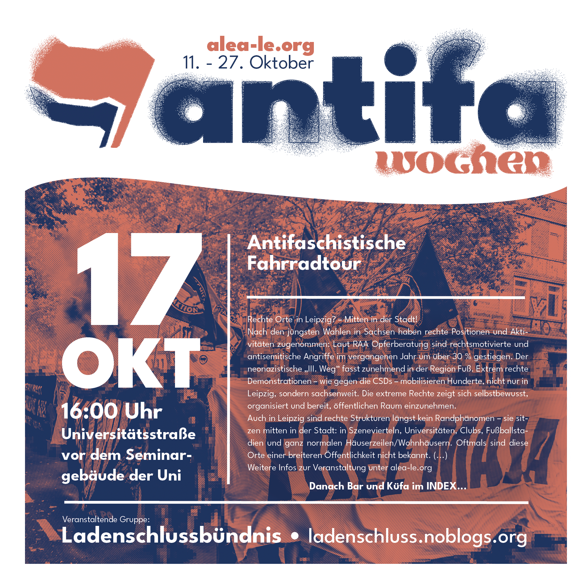 Antifaschistische Fahrradtour