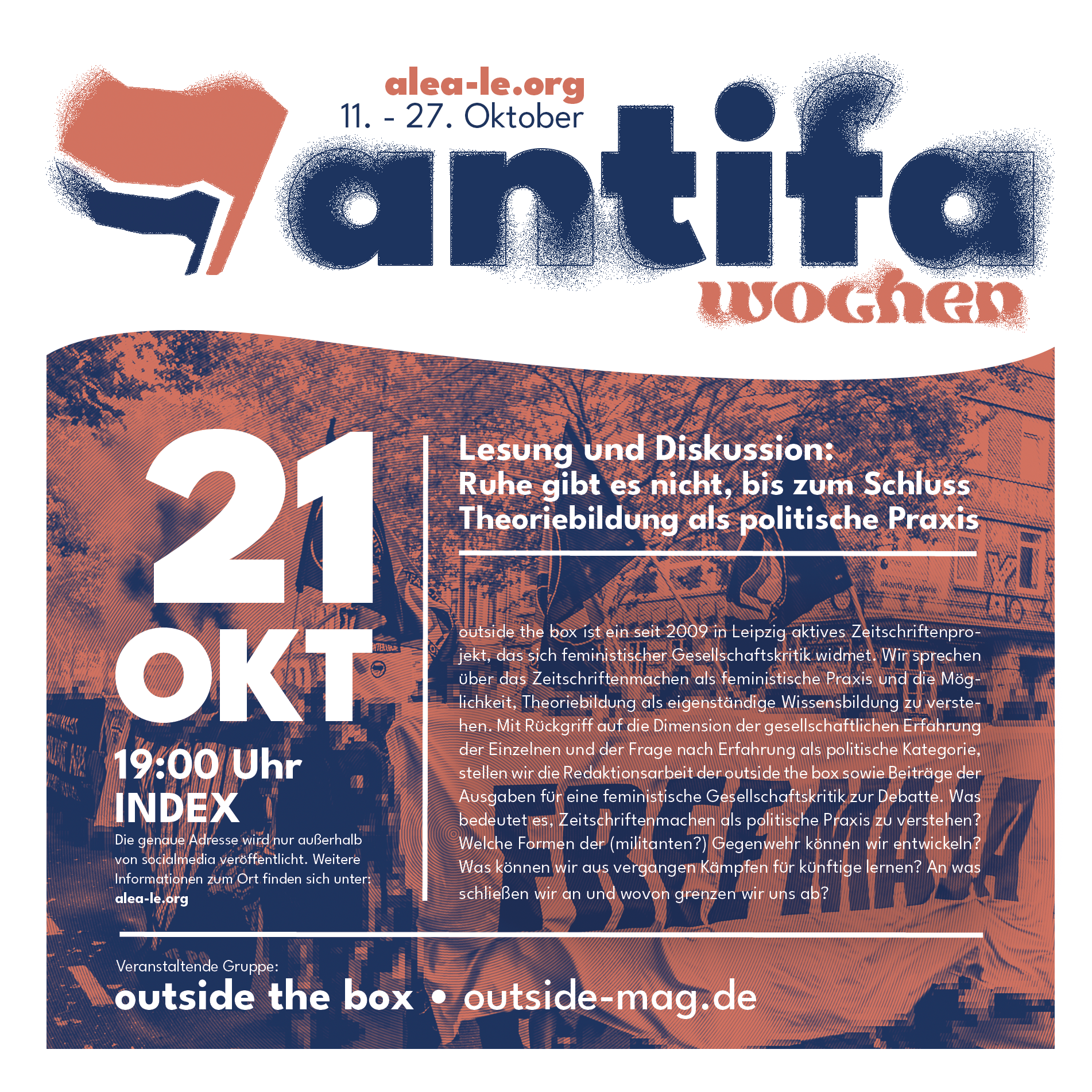 Ruhe gibt es nicht, bis zum Schluss. Theoriebildung als politische Praxis.