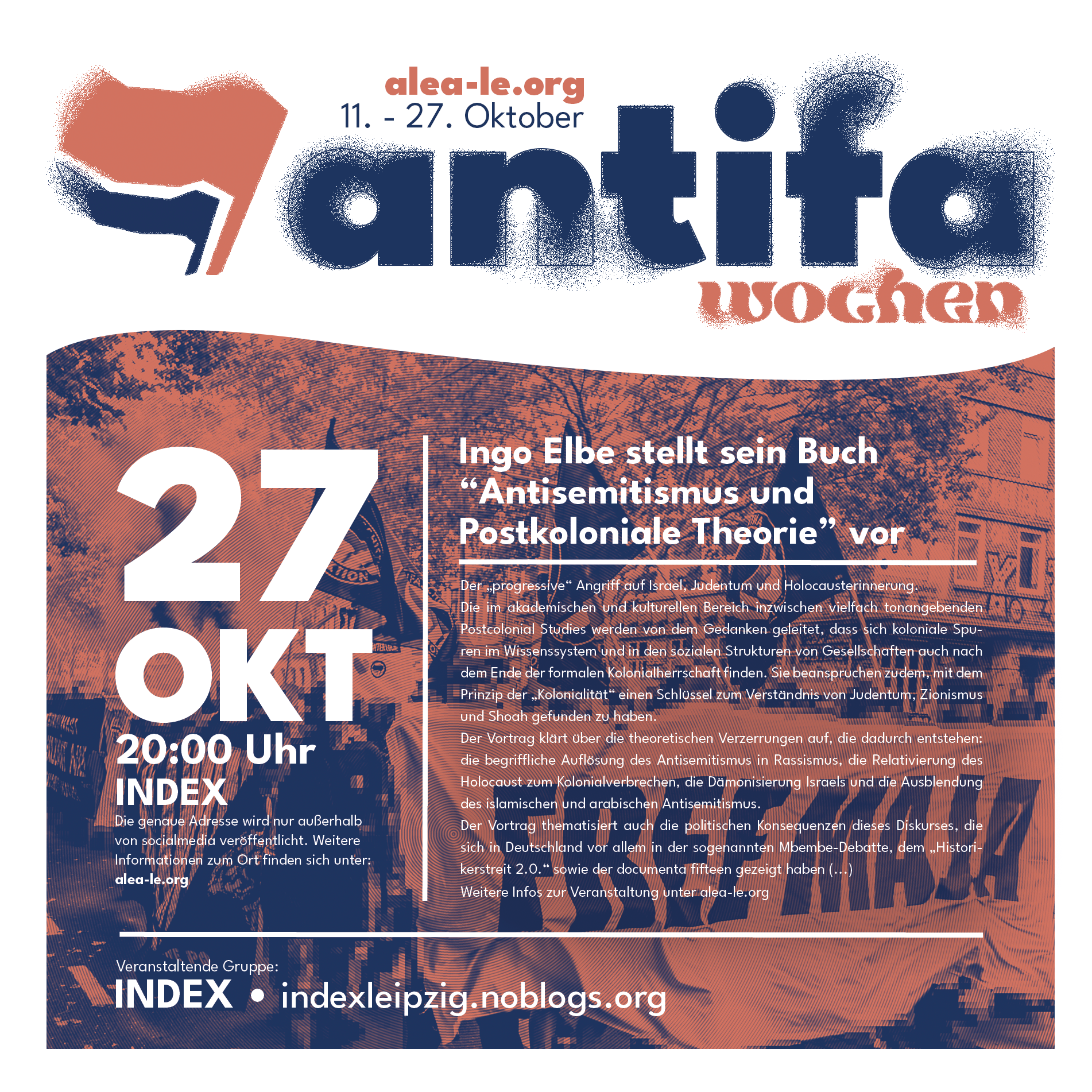 Ingo Elbe stellt sein Buch „Antisemitismus und postkoloniale Theorie” vor.