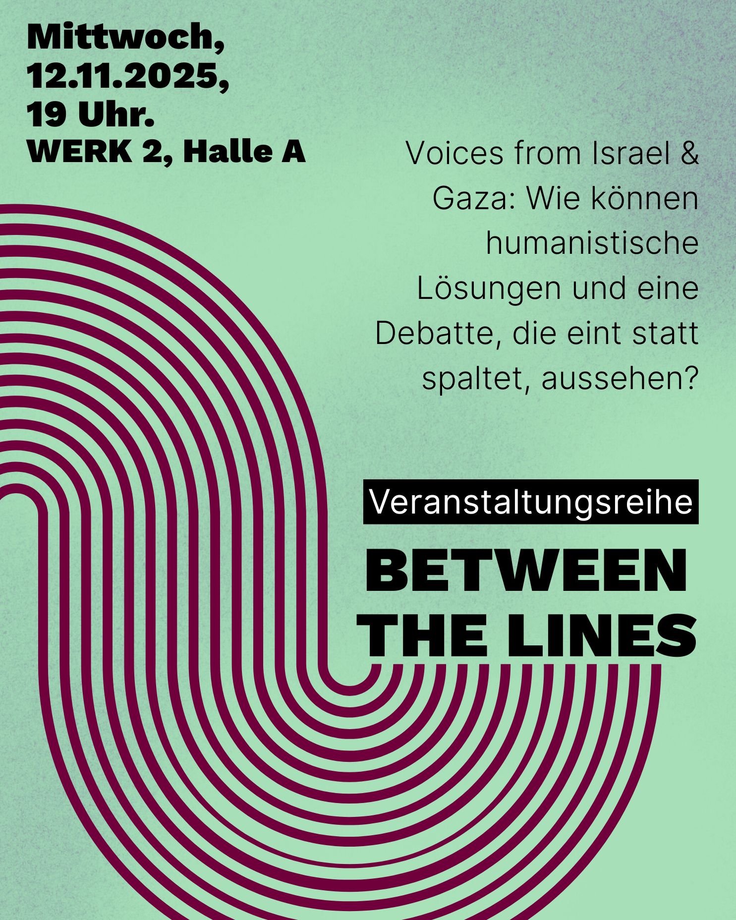 Voices from Israel & Gaza: Wie können humanistische Lösungen und eine Debatte, die eint statt spaltet, aussehen?