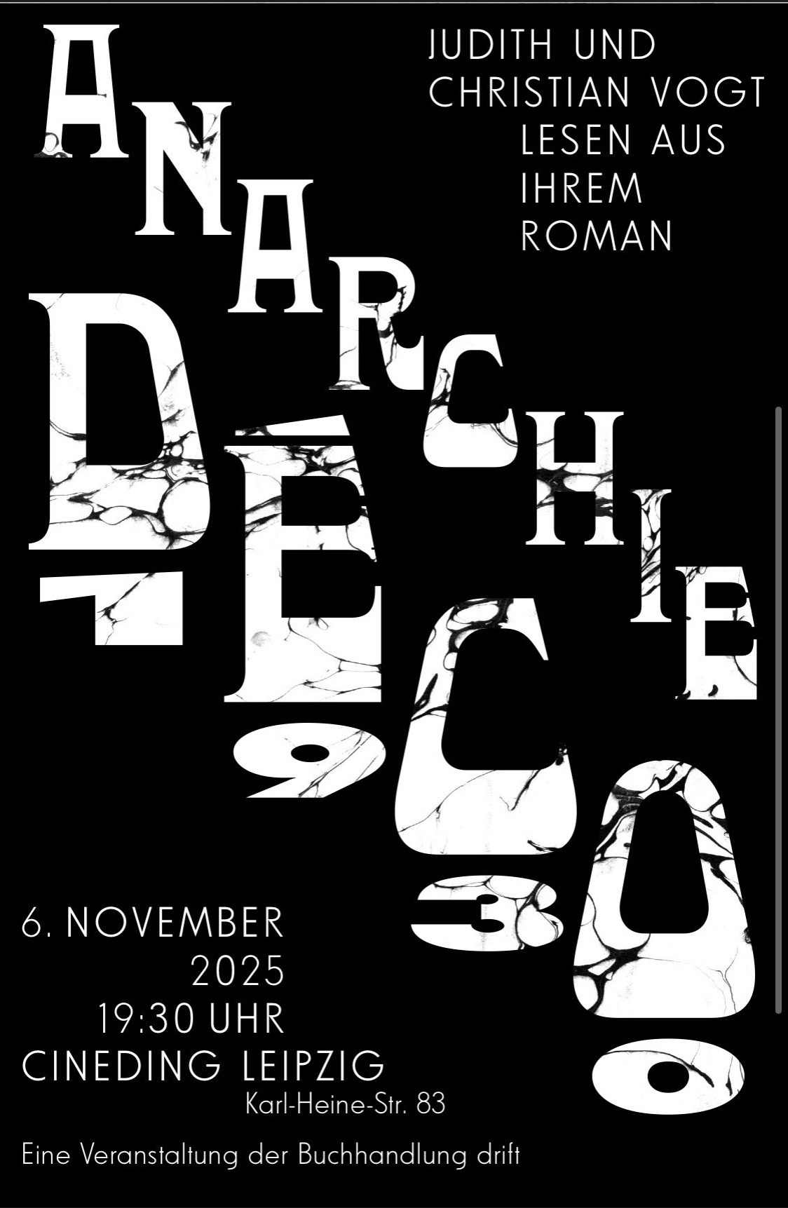 Judith und Christian Vogt lesen aus ihrem Roman "Anarchie Deco 1930"