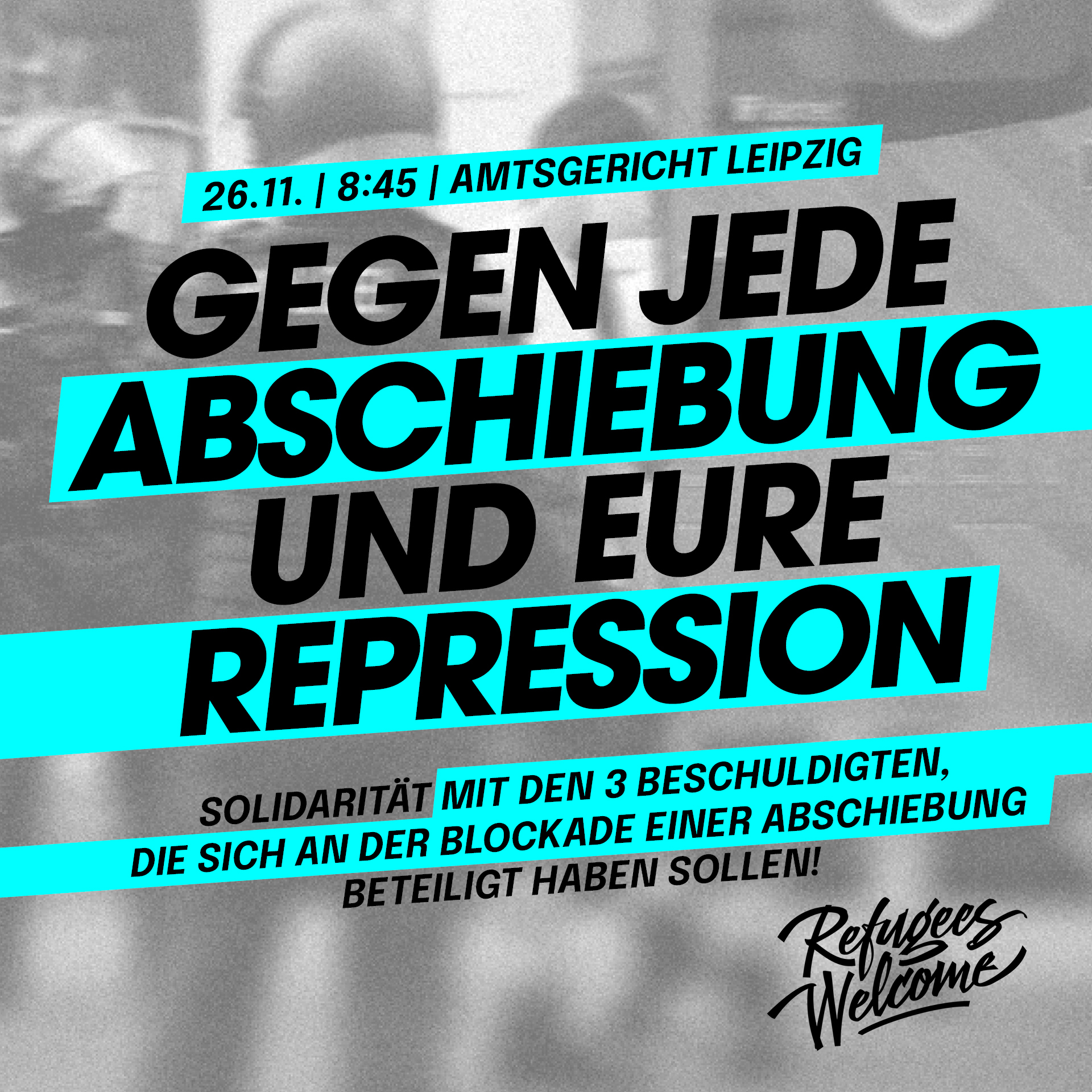 Aufruf zur solidarischen Prozessbegleitung am 26. November 2025 am Amtsgericht Leipzig
