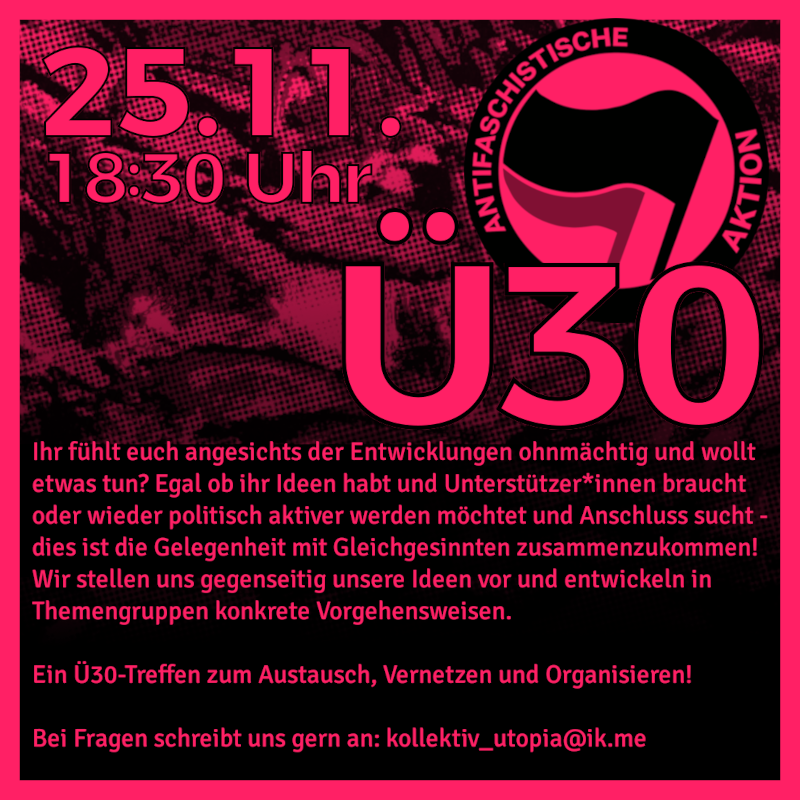 Ü30 Antifa Vernetzungstreffen
