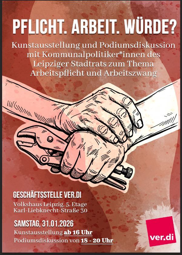 Pflicht Arbeit Würde - Ausstellung und Podiumsdiskussion zu NS-Zwangsarbeit und heutiger Arbeitspflicht