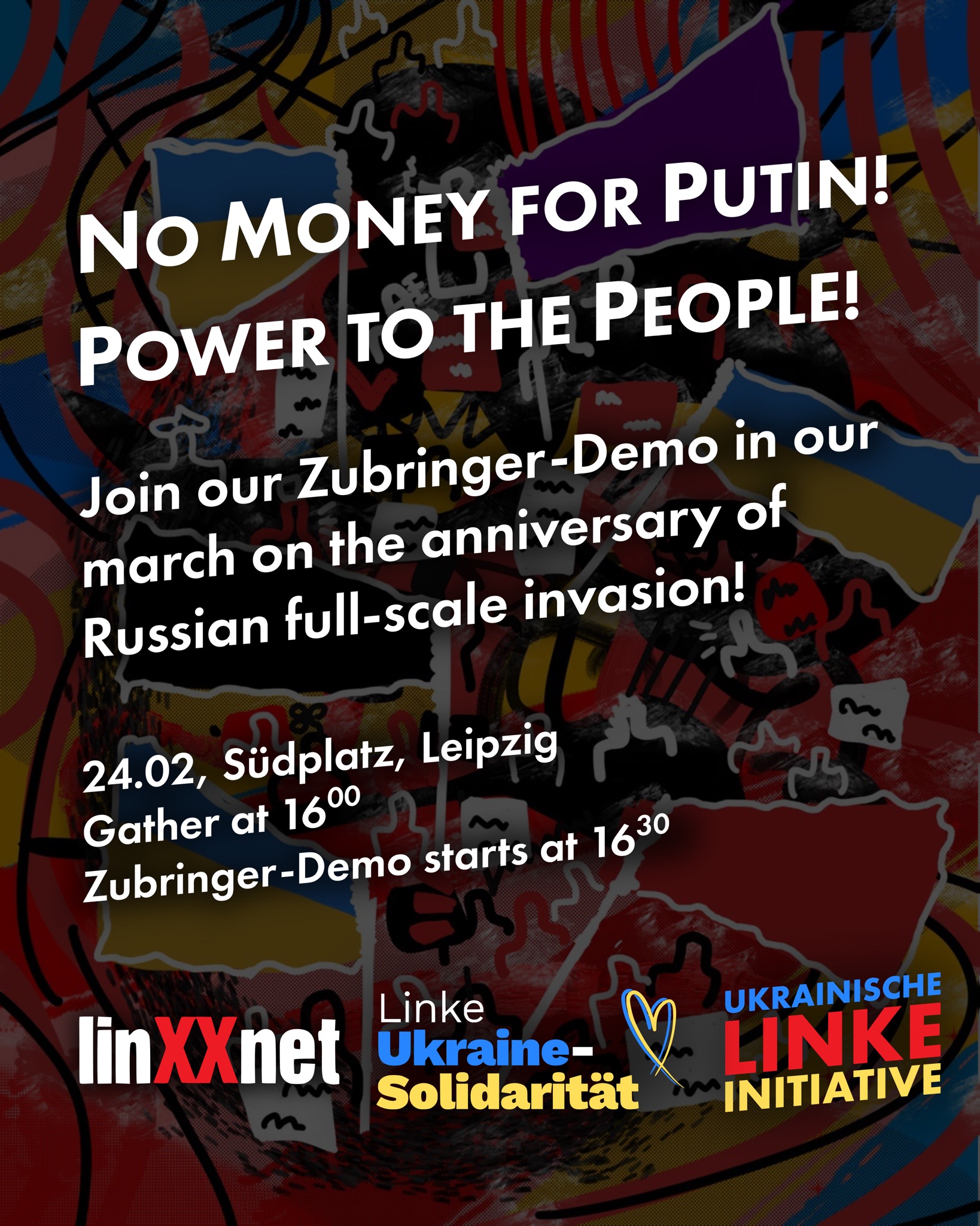No Money for Putin. Power to the People.