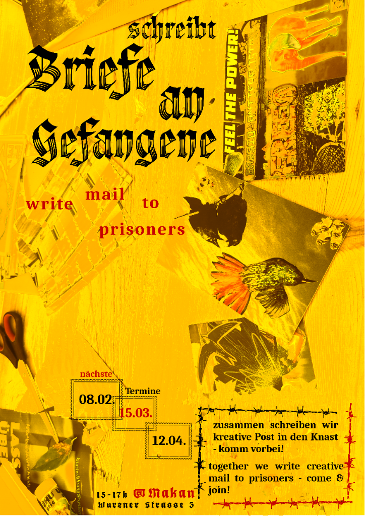 Briefe in den Knast schreiben