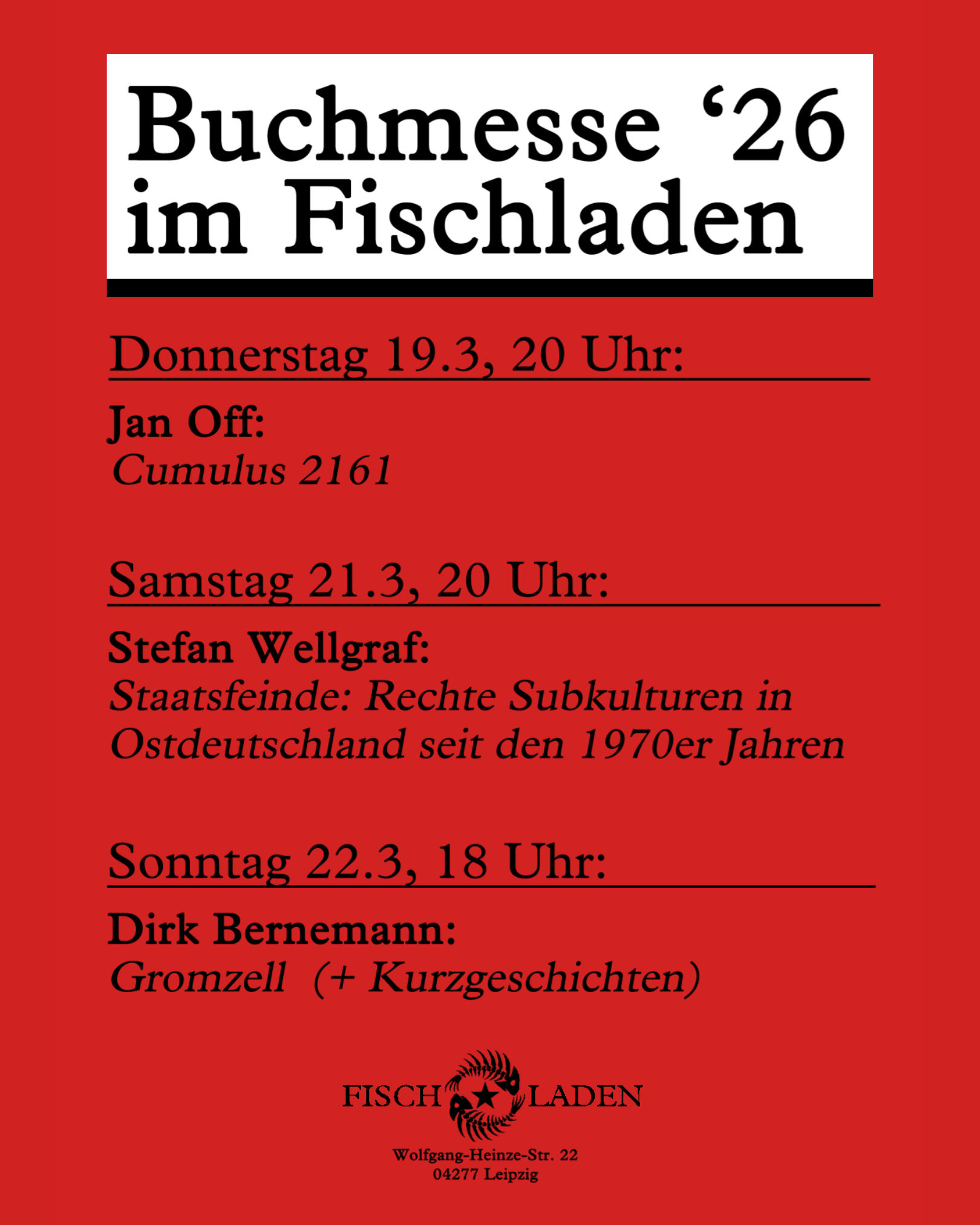 Lesung und Gespräch mit Stefan Wellgraf: Staatsfeinde - rechte Subkulturen in Ostdeutschland seit den 1970er Jahren