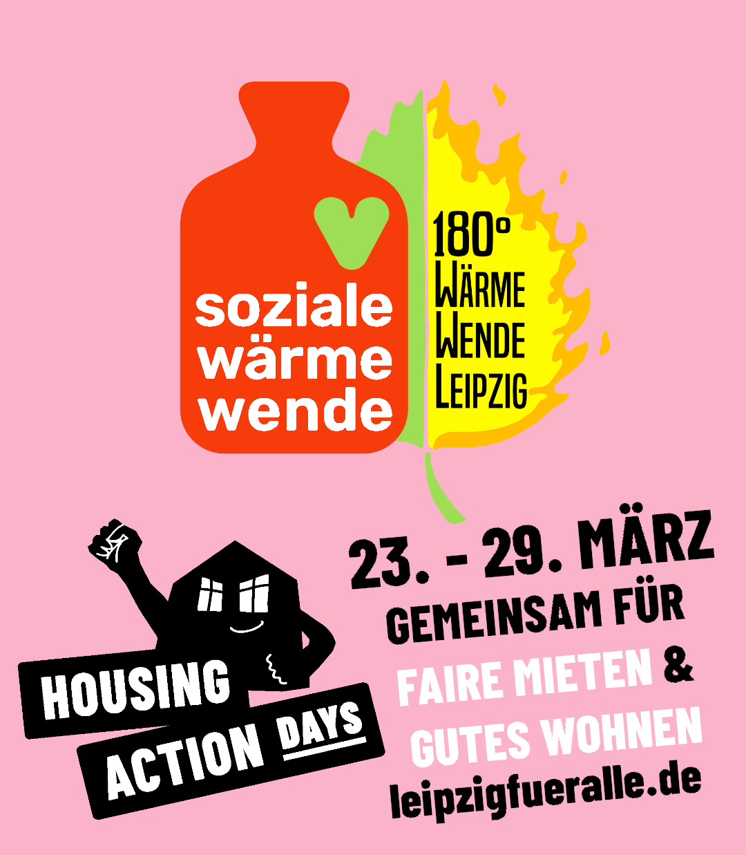 Soziale Wärmewende + 180° Wärmewende Leipzig