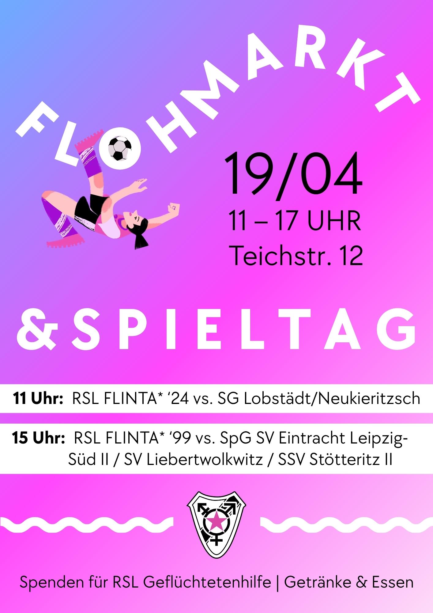 FLINTA*-Fußball und Flohmarkt