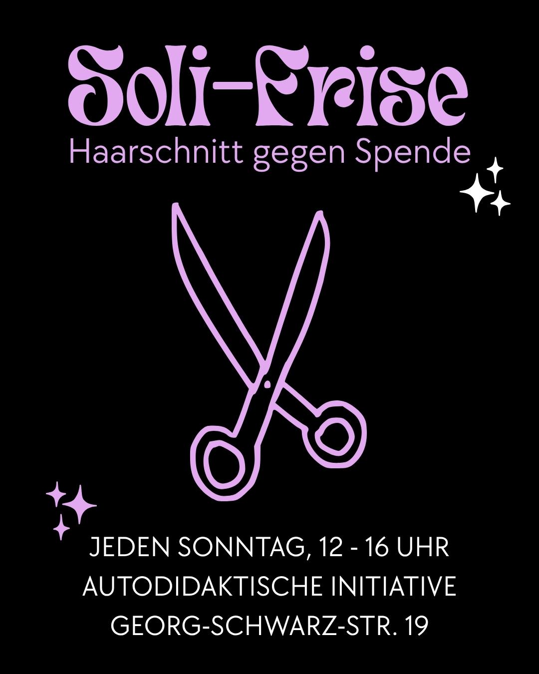 ✨ Soli-Frise ✨ Haarschnitt gegen Spende