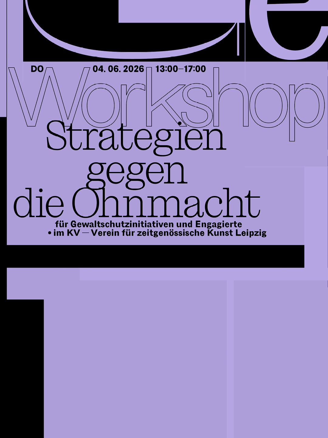 Workshop im Rahmen des Gedenkortes gegen Femizide: Strategien gegen die Ohnmacht
